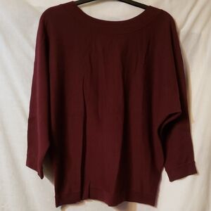 Peter Nygard Deep Red Knit Sweater